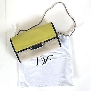 DVF Color Block Clutch